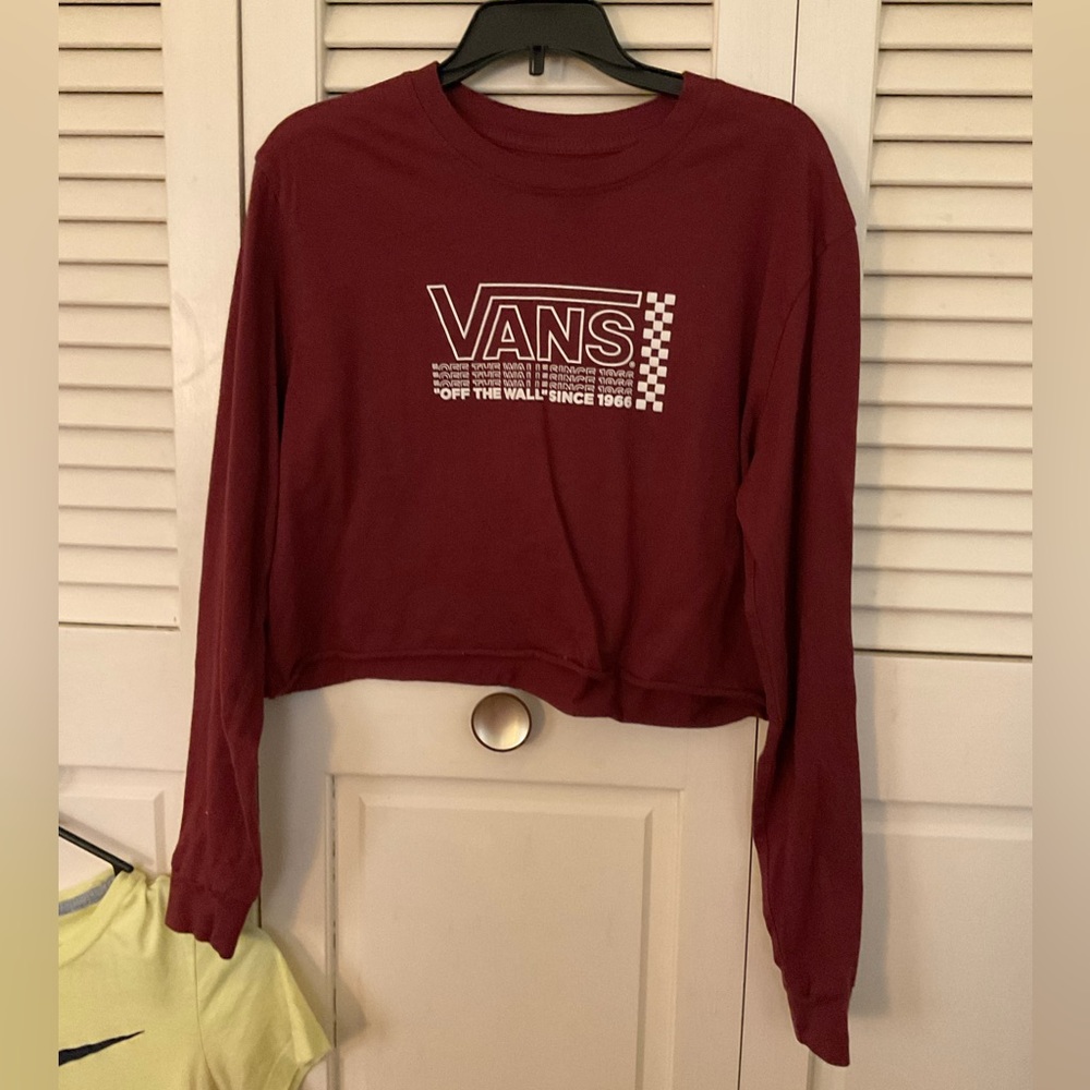Vans cropped tee:)